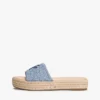 Sandalias tipo alpargatas con monograma