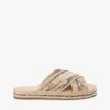 Sandalias tipo alpargatas de rafia