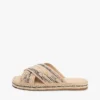 Sandalias tipo alpargatas de rafia