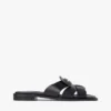 Sandalias tipo mocasín de cuero