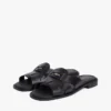 Sandalias tipo mocasín de cuero