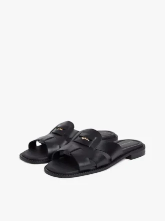 Sandalias tipo mocasín de cuero