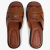 Sandalias tipo mocasín de cuero