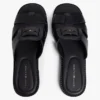 Sandalias tipo mocasín de cuero