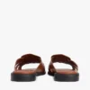 Sandalias tipo mocasín de cuero