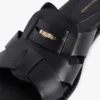 Sandalias tipo mocasín de cuero