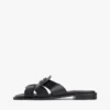Sandalias tipo mocasín de cuero