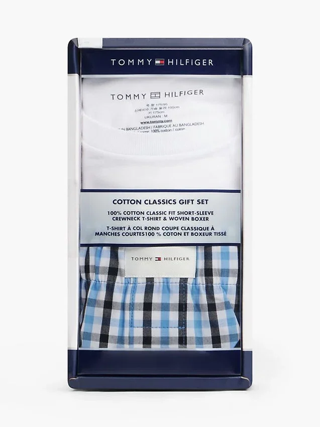 Set de regalo de pijama con camiseta y pantalones cortos de tejido Set de regalo de pijama con camiseta y pantalones cortos de tejido