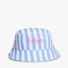Sombrero de pescador a rayas para niño