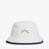 Sombrero de pescador cepillado con logotipo de Hilfiger Sombrero de pescador cepillado con logotipo de Hilfiger