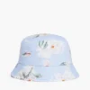 Sombrero de pescador con estampado floral Sombrero de pescador con estampado floral