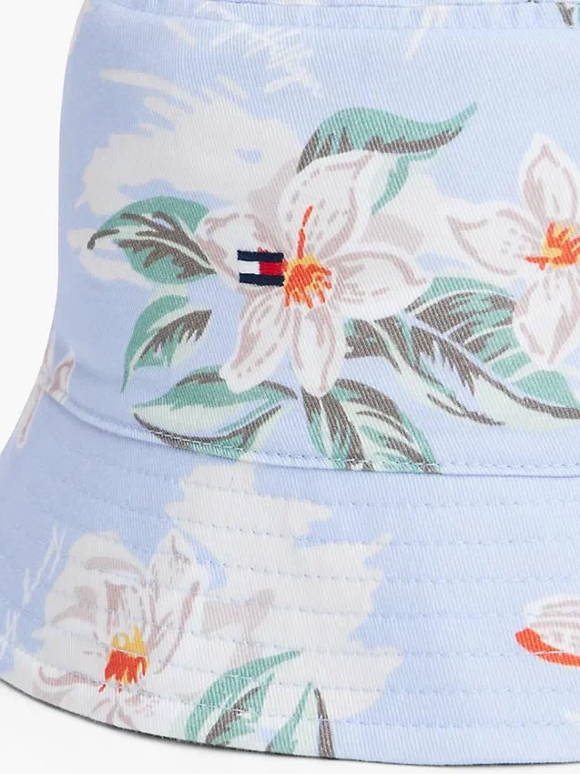 Sombrero de pescador con estampado floral Sombrero de pescador con estampado floral