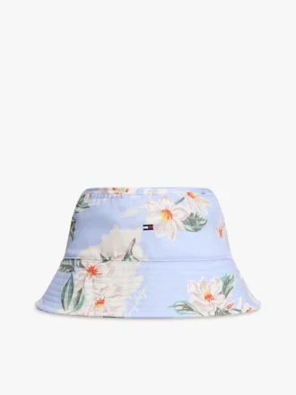 Sombrero de pescador con estampado floral para niños