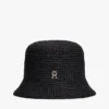 Sombrero de rafia de ganchillo