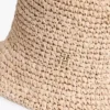 Sombrero de rafia de ganchillo