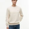Sudadera básica de cuello redondo