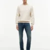 Sudadera básica de cuello redondo