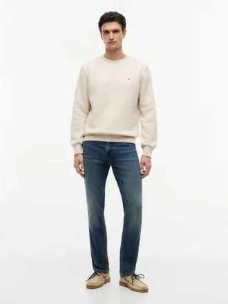 Sudadera básica de cuello redondo