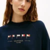 Sudadera con bandera náutica bordada Sudadera con bandera náutica bordada