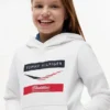 Sudadera con capucha Chevron Tommy x Cadillac F1® Team para niños Sudadera con capucha Chevron Tommy x Cadillac F1® Team para niños