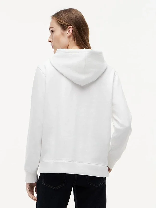 Sudadera con capucha de felpa con el logotipo de Tommy Sudadera con capucha de felpa con el logotipo de Tommy
