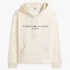 Sudadera con capucha de felpa con el logotipo de Tommy Sudadera con capucha de felpa con el logotipo de Tommy