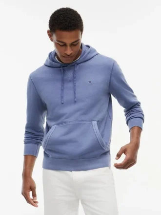 Sudadera con capucha de felpa lavada