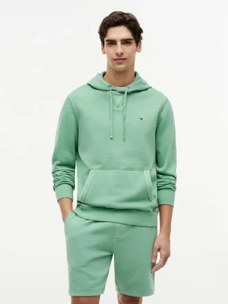 Sudadera con capucha de felpa lavada