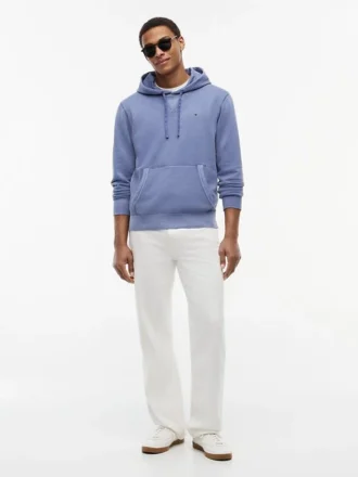 Sudadera con capucha de felpa lavada