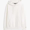 Sudadera con capucha de jacquard de terciopelo con estampado de bandera