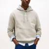 Sudadera con capucha jaspeada con el logotipo de Hilfiger Sudadera con capucha jaspeada con el logotipo de Hilfiger