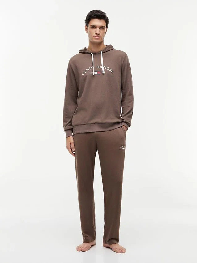 Sudadera con capucha para dormir Hilfiger Logo Pique Sudadera con capucha para dormir Hilfiger Logo Pique