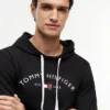 Sudadera con capucha para dormir Hilfiger Logo Pique Sudadera con capucha para dormir Hilfiger Logo Pique