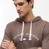 Sudadera con capucha para dormir Hilfiger Logo Pique Sudadera con capucha para dormir Hilfiger Logo Pique