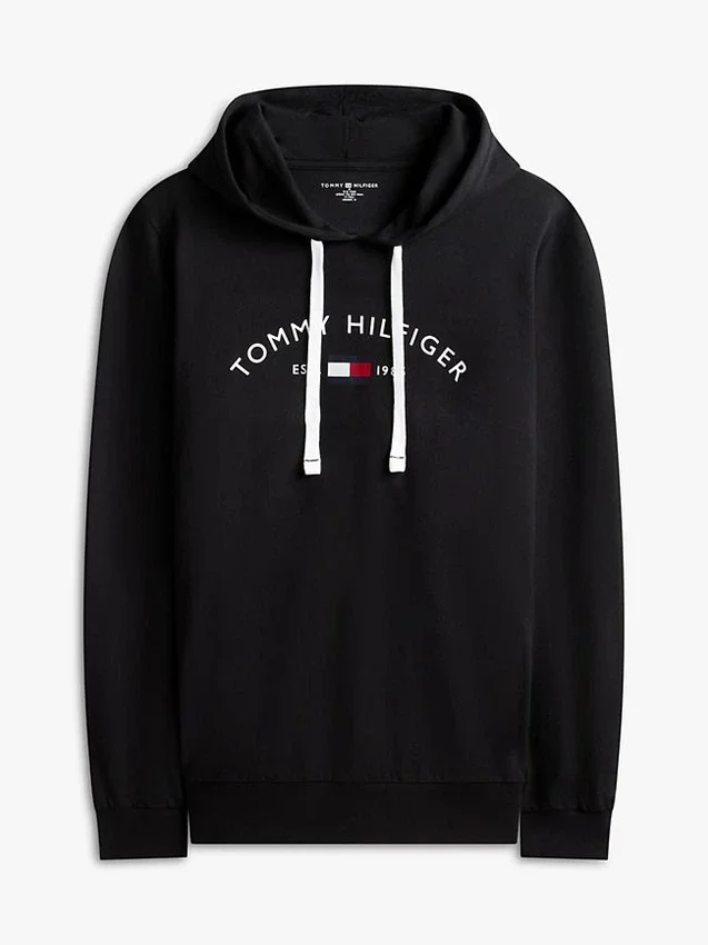 Sudadera con capucha para dormir Hilfiger Logo Pique Sudadera con capucha para dormir Hilfiger Logo Pique