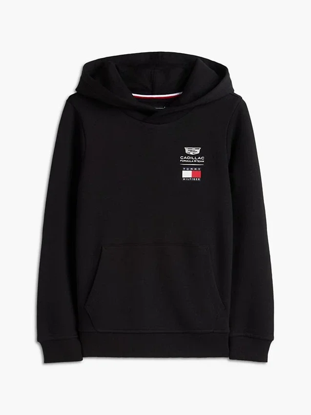 Sudadera con capucha para niños Tommy x Cadillac F1® Team Logo Sudadera con capucha para niños Tommy x Cadillac F1® Team Logo