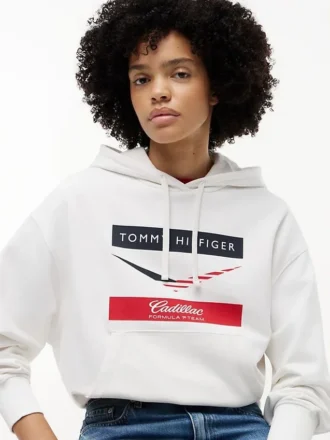 Sudadera con capucha Tommy x Cadillac F1® Team Chevron