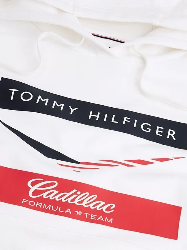 Sudadera con capucha Tommy x Cadillac F1® Team Chevron Sudadera con capucha Tommy x Cadillac F1® Team Chevron