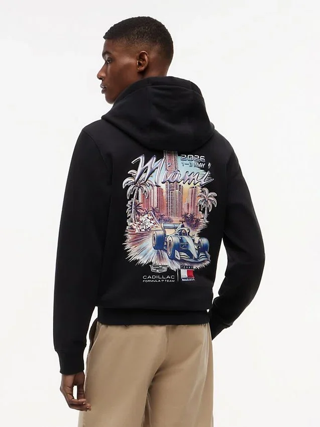 Sudadera con capucha Tommy x Cadillac F1® Team Miami Sudadera con capucha Tommy x Cadillac F1® Team Miami