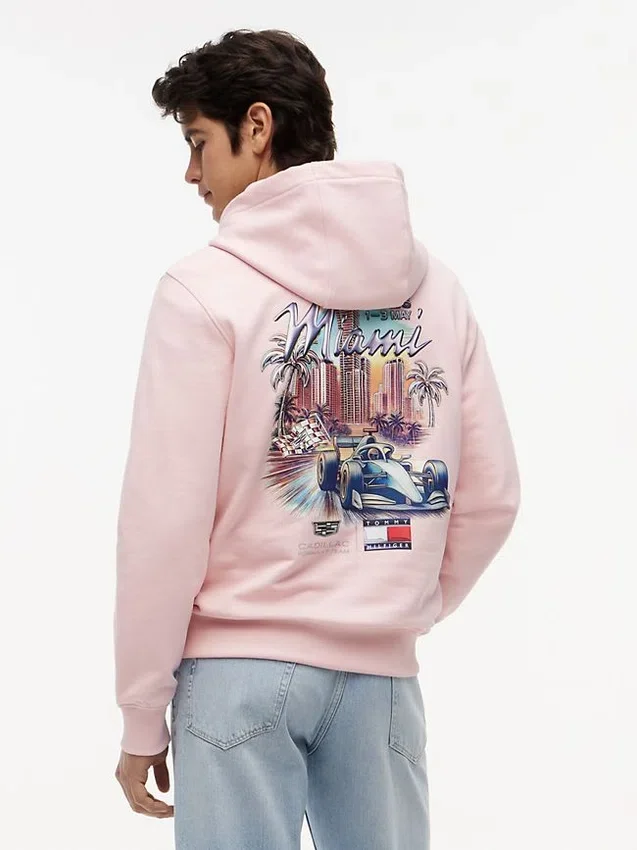 Sudadera con capucha Tommy x Cadillac F1® Team Miami Sudadera con capucha Tommy x Cadillac F1® Team Miami