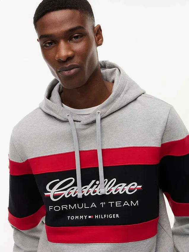 Sudadera con capucha Tommy x Cadillac F1® Team Script Sudadera con capucha Tommy x Cadillac F1® Team Script