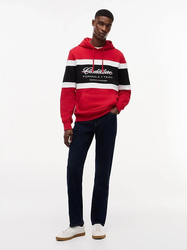 Sudadera con capucha Tommy x Cadillac F1® Team Script Sudadera con capucha Tommy x Cadillac F1® Team Script