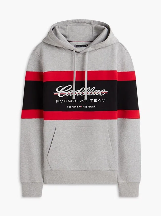 Sudadera con capucha Tommy x Cadillac F1® Team Script Sudadera con capucha Tommy x Cadillac F1® Team Script