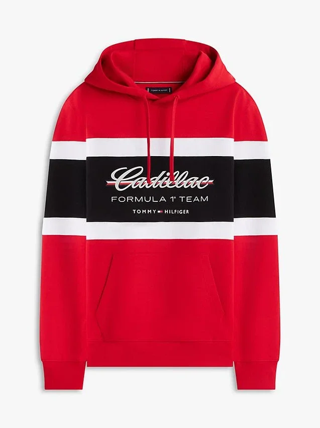 Sudadera con capucha Tommy x Cadillac F1® Team Script Sudadera con capucha Tommy x Cadillac F1® Team Script