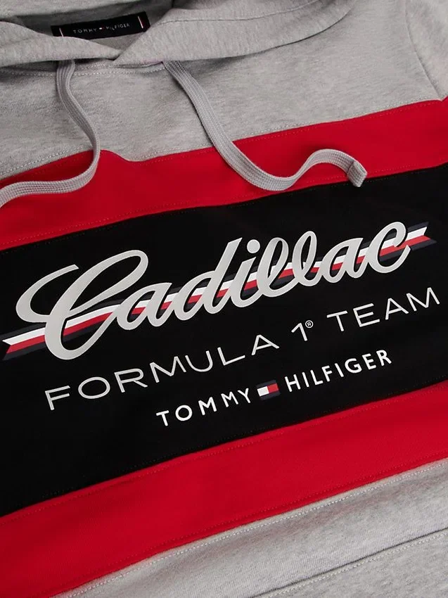 Sudadera con capucha Tommy x Cadillac F1® Team Script Sudadera con capucha Tommy x Cadillac F1® Team Script