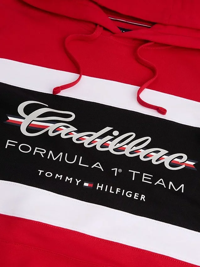 Sudadera con capucha Tommy x Cadillac F1® Team Script Sudadera con capucha Tommy x Cadillac F1® Team Script