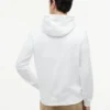 Sudadera con capucha y bandera náutica bordada