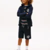 Sudadera con capucha y cremallera con logotipo para niños Sudadera con capucha y cremallera con logotipo para niños