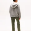 Sudadera con capucha y cremallera con logotipo para niños Sudadera con capucha y cremallera con logotipo para niños