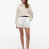 Sudadera con capucha y cremallera de corte holgado Sudadera con capucha y cremallera de corte holgado